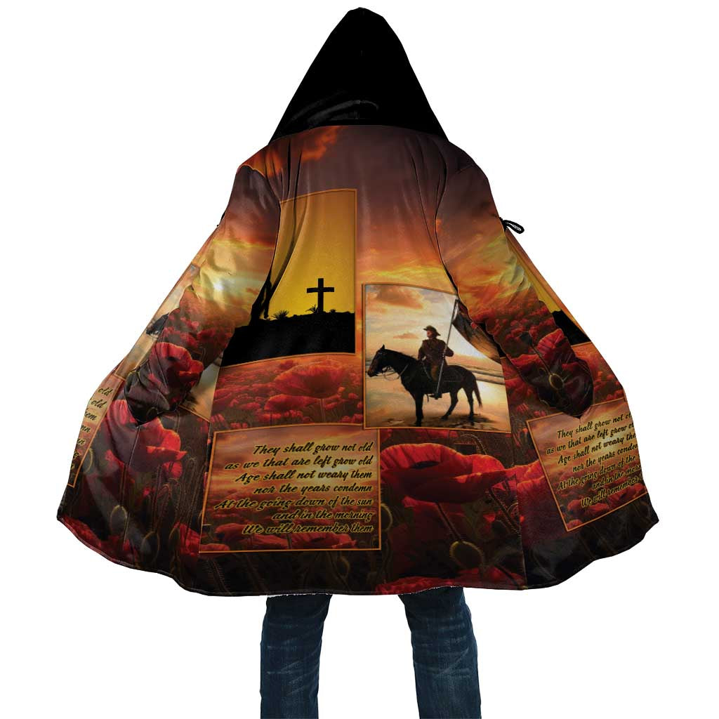 ANZAC Day Film Reel Lest We Forget Cloak Australia NZ Memorial