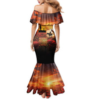 ANZAC Day Film Reel Lest We Forget Mermaid Dress Australia NZ Memorial LT9 - Polynesian Pride