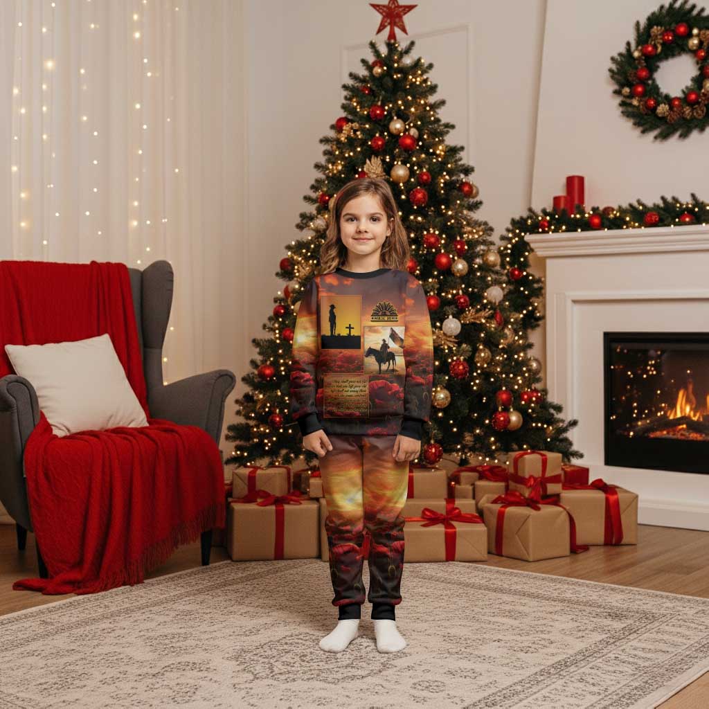 ANZAC Day Film Reel Lest We Forget Pajama Set Australia NZ Memorial
