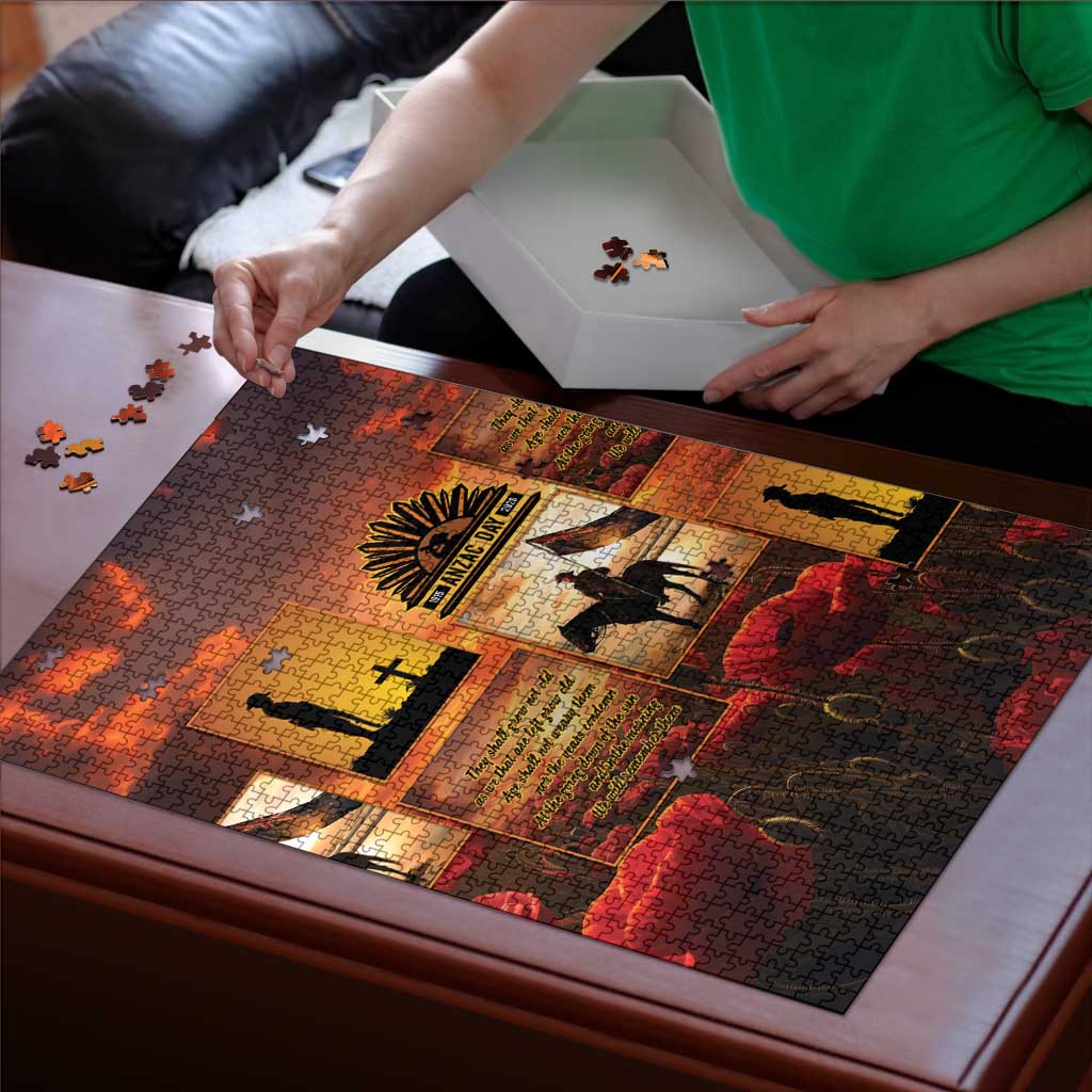 ANZAC Day Film Reel Lest We Forget Puzzle Australia NZ Memorial LT9 - Polynesian Pride