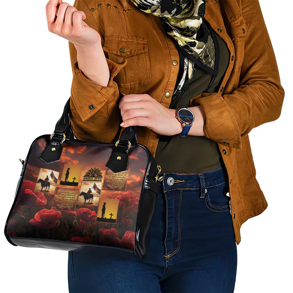 ANZAC Day Film Reel Lest We Forget Shoulder Handbag Australia NZ Memorial