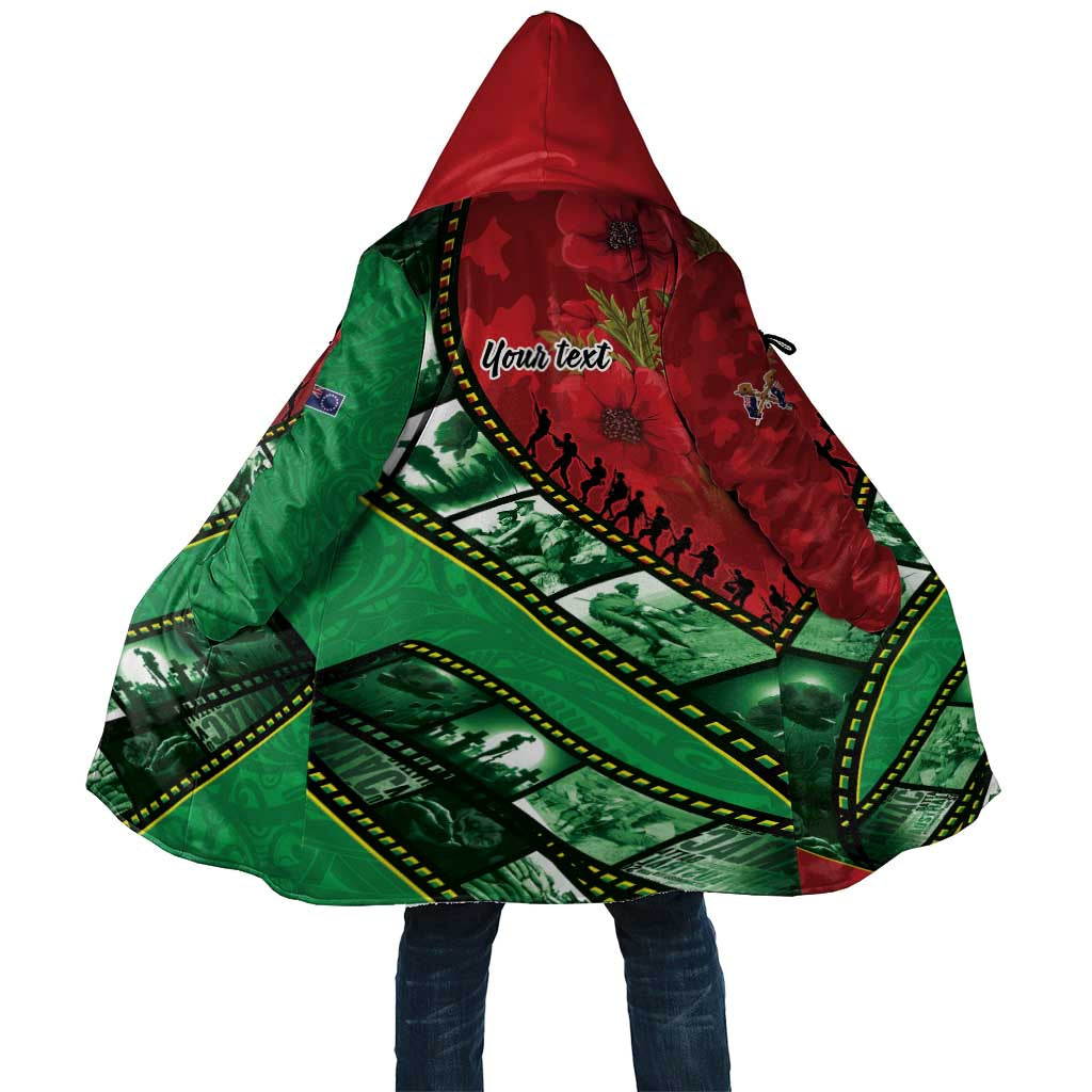 Personalised Cook Islands ANZAC 1915-2026 Filmstrip Cloak Lest We Forget 25 April