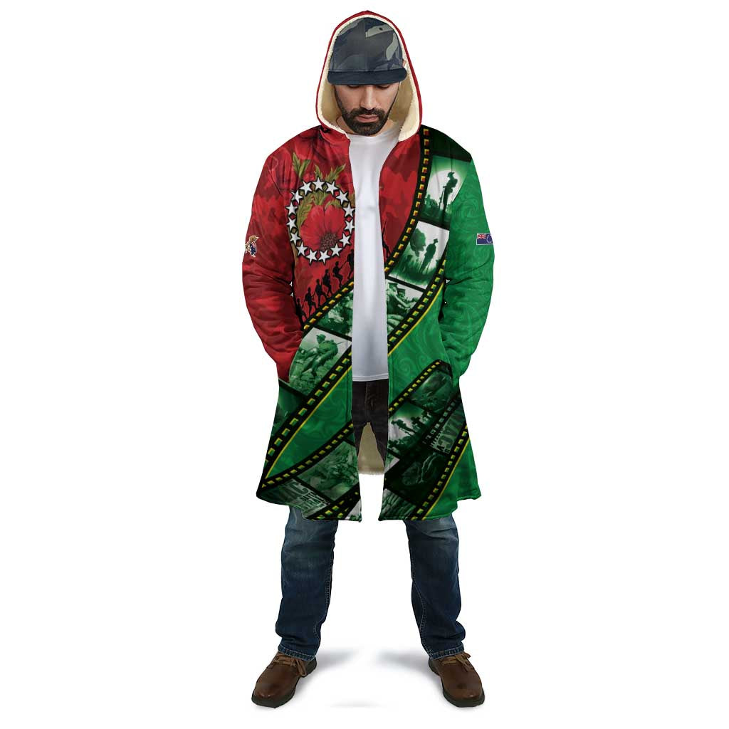 Personalised Cook Islands ANZAC 1915-2026 Filmstrip Cloak Lest We Forget 25 April