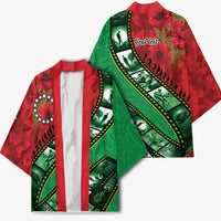 Personalised Cook Islands ANZAC 1915-2026 Filmstrip Kimono Lest We Forget 25 April