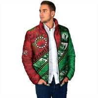 Personalised Cook Islands ANZAC 1915-2026 Filmstrip Padded Jacket Lest We Forget 25 April LT9 - Polynesian Pride