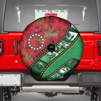 Personalised Cook Islands ANZAC 1915-2026 Filmstrip Spare Tire Cover Lest We Forget 25 April LT9 - Polynesian Pride