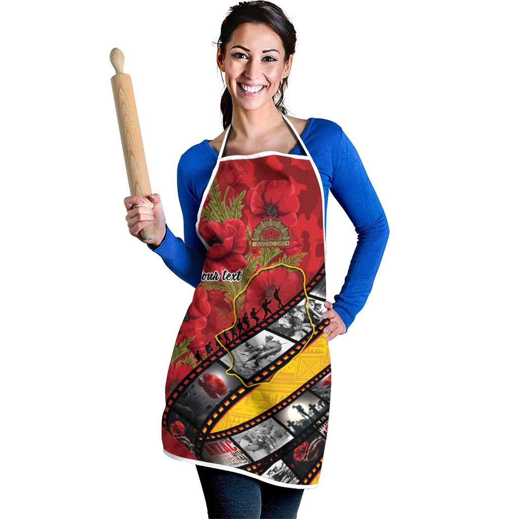 Personalised Niue ANZAC 1915-2026 Filmstrip Apron Lest We Forget 25 April LT9 - Polynesian Pride