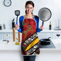 Personalised Niue ANZAC 1915-2026 Filmstrip Apron Lest We Forget 25 April LT9 - Polynesian Pride
