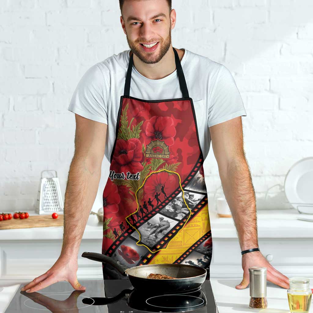 Personalised Niue ANZAC 1915-2026 Filmstrip Apron Lest We Forget 25 April LT9 - Polynesian Pride
