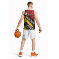 Personalised Niue ANZAC 1915-2026 Filmstrip Basketball Jersey Lest We Forget 25 April LT9 - Polynesian Pride