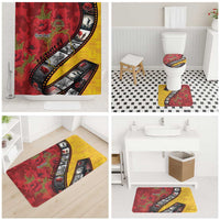 Personalised Niue ANZAC 1915-2026 Filmstrip Bathroom Set Lest We Forget 25 April LT9 - Polynesian Pride