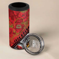 Personalised Niue ANZAC 1915-2026 Filmstrip 4 in 1 Can Cooler Tumbler Lest We Forget 25 April LT9 - Polynesian Pride