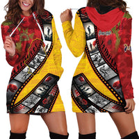 Personalised Niue ANZAC 1915-2026 Filmstrip Hoodie Dress Lest We Forget 25 April