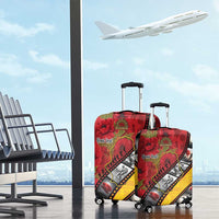 Personalised Niue ANZAC 1915-2026 Filmstrip Luggage Cover Lest We Forget 25 April LT9 - Polynesian Pride