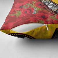 Personalised Niue ANZAC 1915-2026 Filmstrip Pillow Cover Lest We Forget 25 April