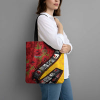 Personalised Niue ANZAC 1915-2026 Filmstrip Tote Bag Lest We Forget 25 April