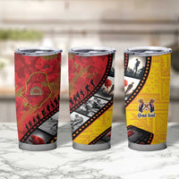 Personalised Niue ANZAC 1915-2026 Filmstrip Tumbler Cup Lest We Forget 25 April LT9 - Polynesian Pride