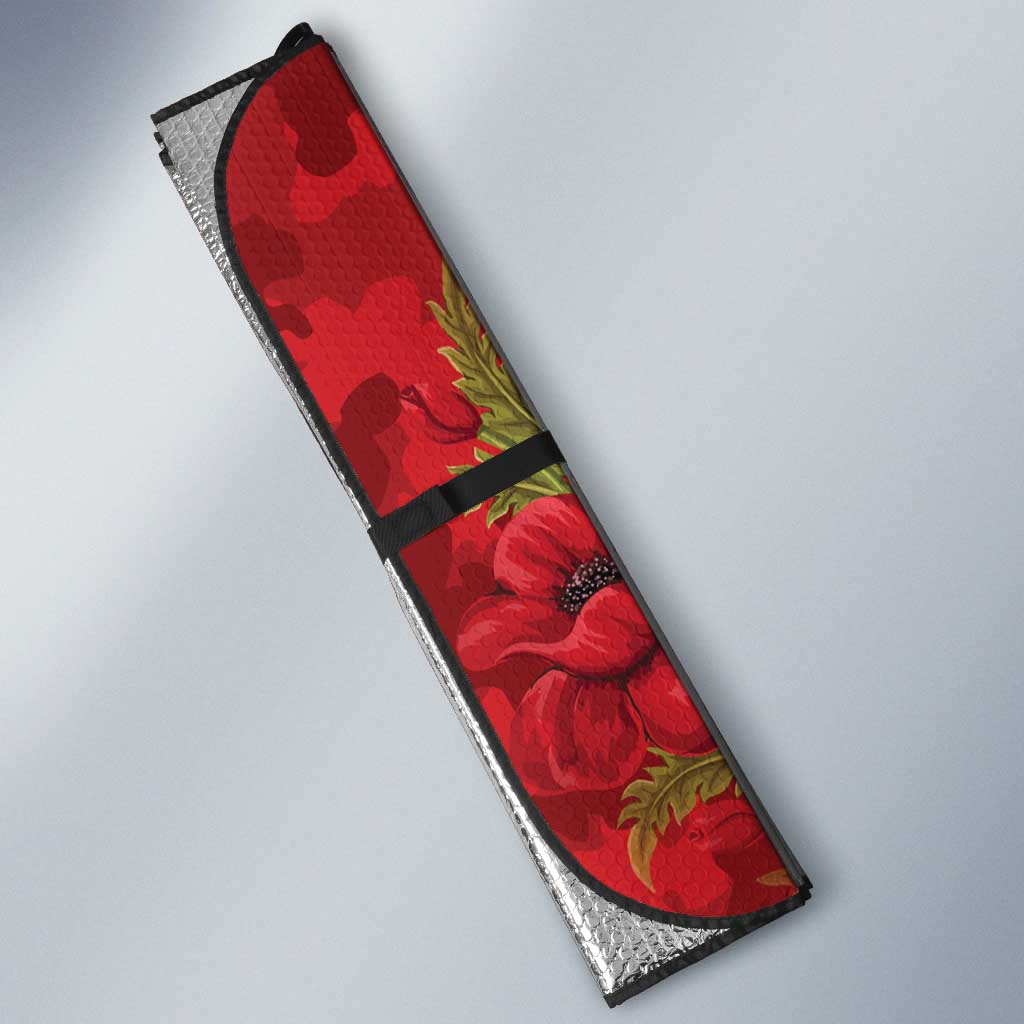 Personalised Tonga ANZAC 1915-2026 Filmstrip Auto Sun Shade Lest We Forget 25 April LT9 - Polynesian Pride