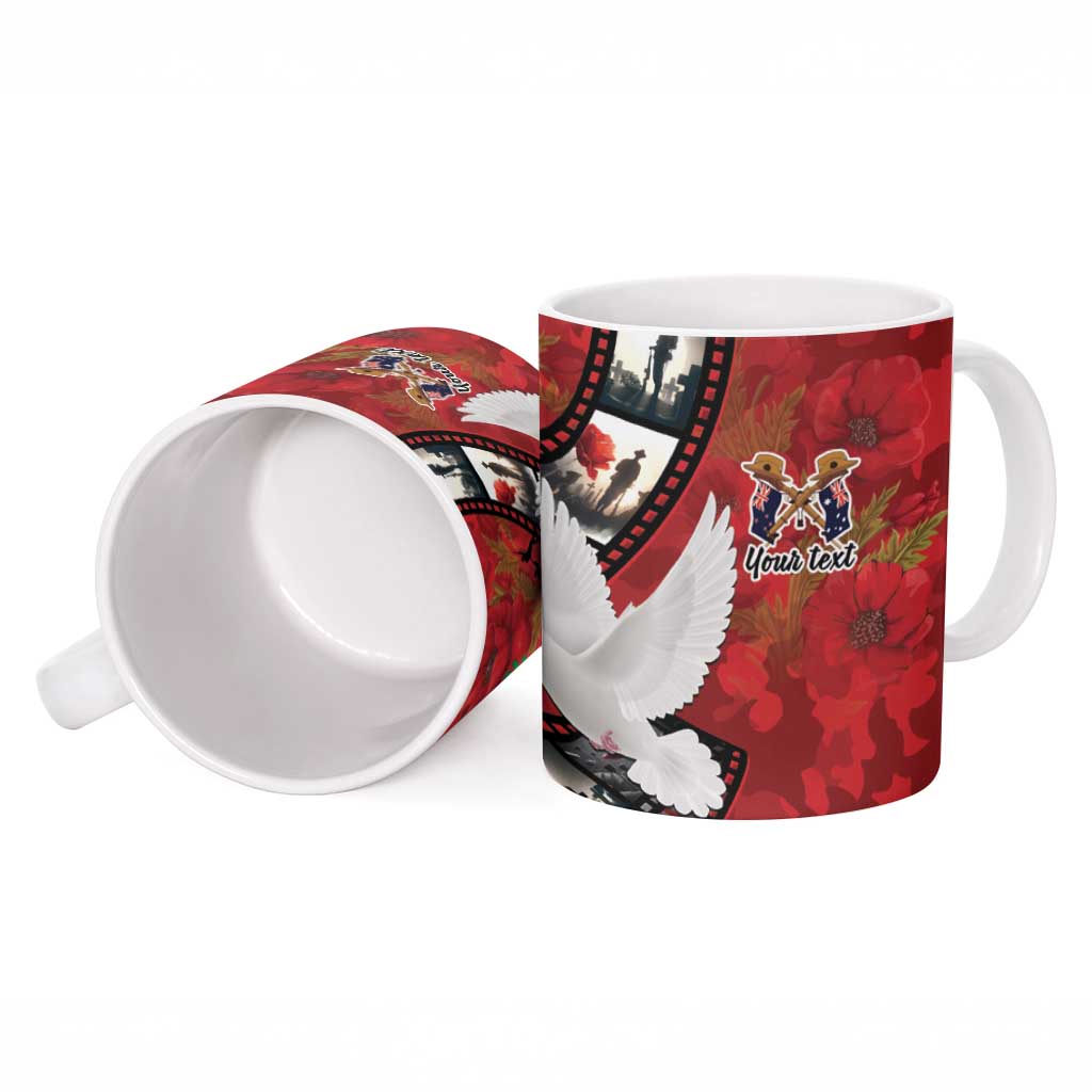 Personalised Tonga ANZAC 1915-2026 Filmstrip Ceramic Mug Lest We Forget 25 April