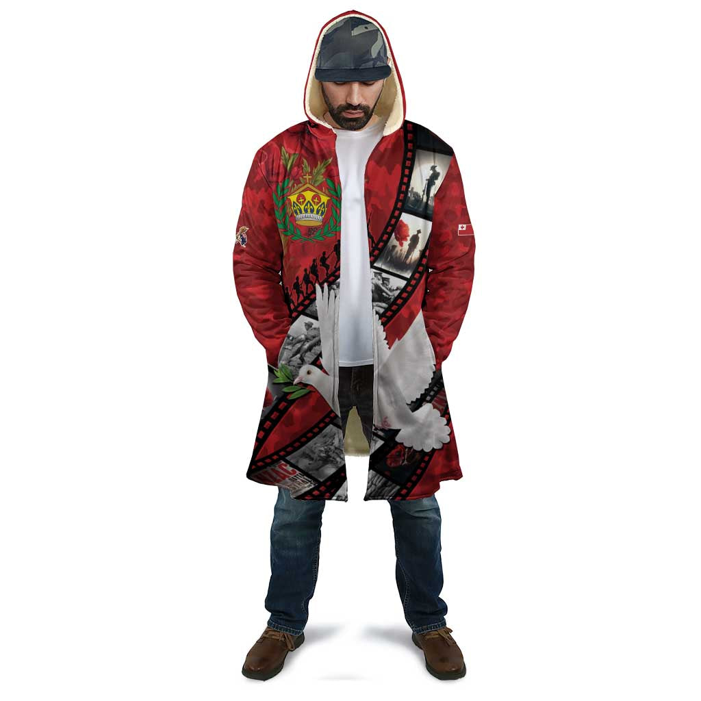 Personalised Tonga ANZAC 1915-2026 Filmstrip Cloak Lest We Forget 25 April