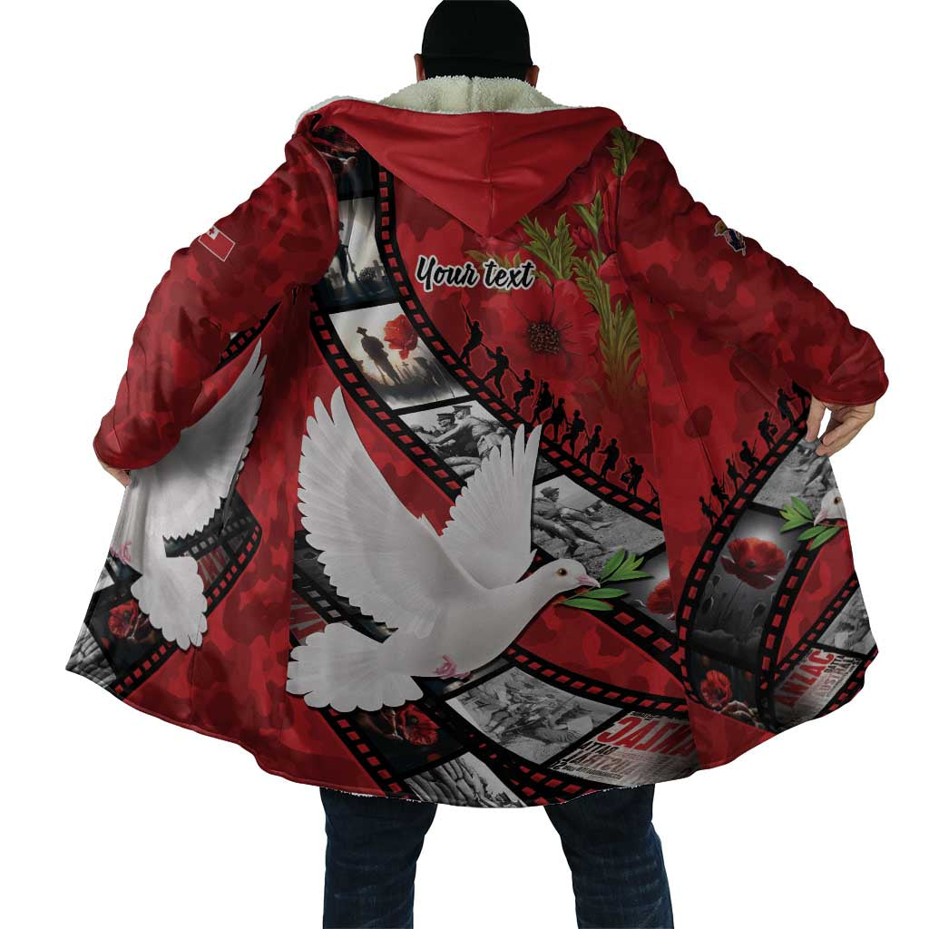 Personalised Tonga ANZAC 1915-2026 Filmstrip Cloak Lest We Forget 25 April