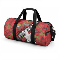 Personalised Tonga ANZAC 1915-2026 Filmstrip Duffle Bag Lest We Forget 25 April LT9 - Polynesian Pride