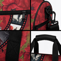 Personalised Tonga ANZAC 1915-2026 Filmstrip Duffle Bag Lest We Forget 25 April LT9 - Polynesian Pride