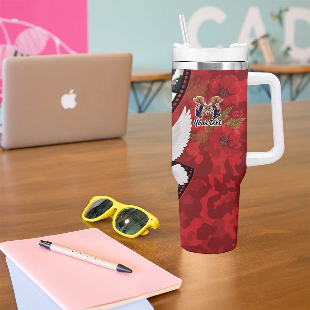 Personalised Tonga ANZAC 1915-2026 Filmstrip Tumbler With Handle Lest We Forget 25 April