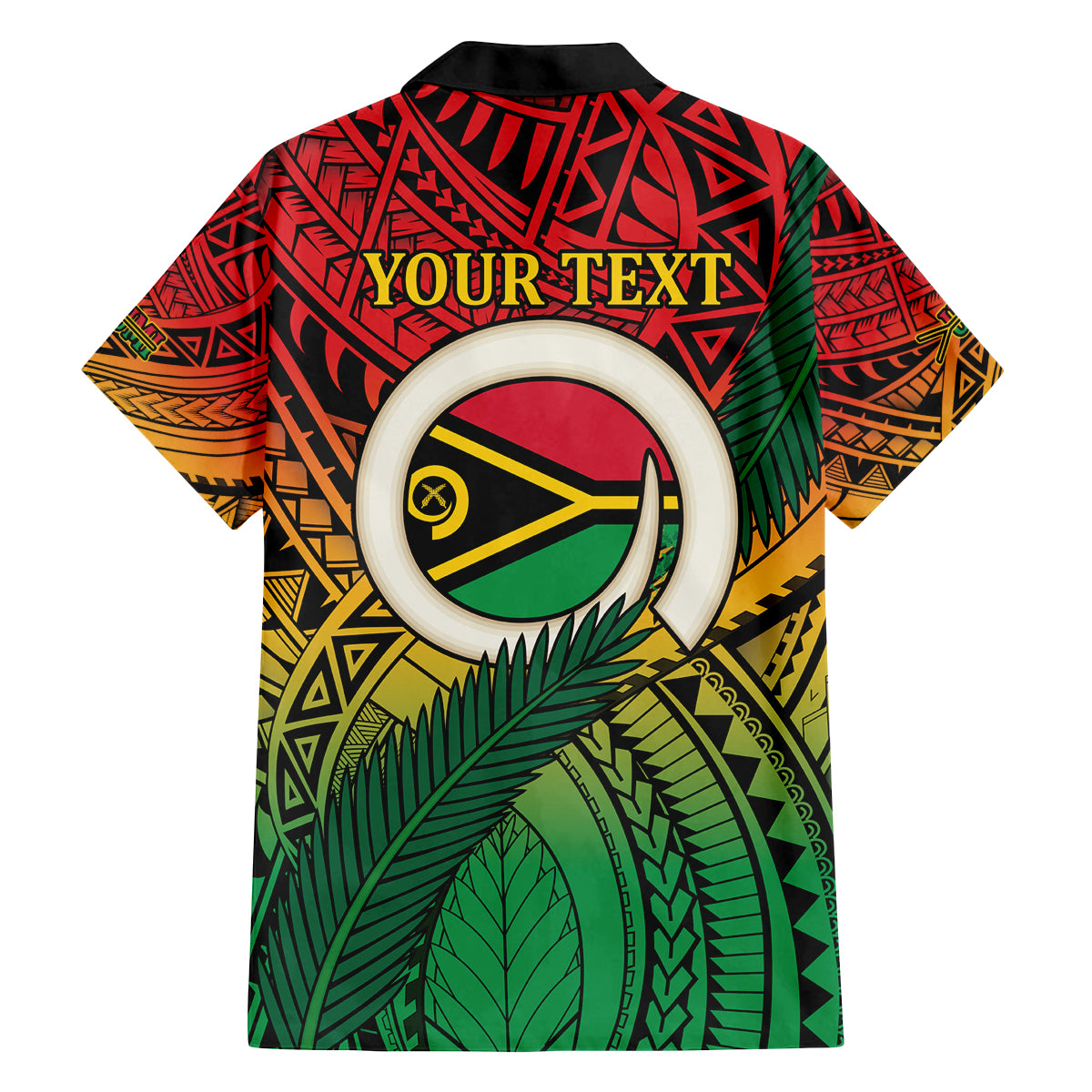 Personalised Vanuatu Yumi 44th Indipendens Dei Family Matching Long Sleeve Bodycon Dress and Hawaiian Shirt Vanuatuan Broad Tusk with Polynesian Tribal