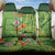 Polynesian Tribal Flower Tattoo Back Car Seat Cover Special Lime Green Vibe LT9