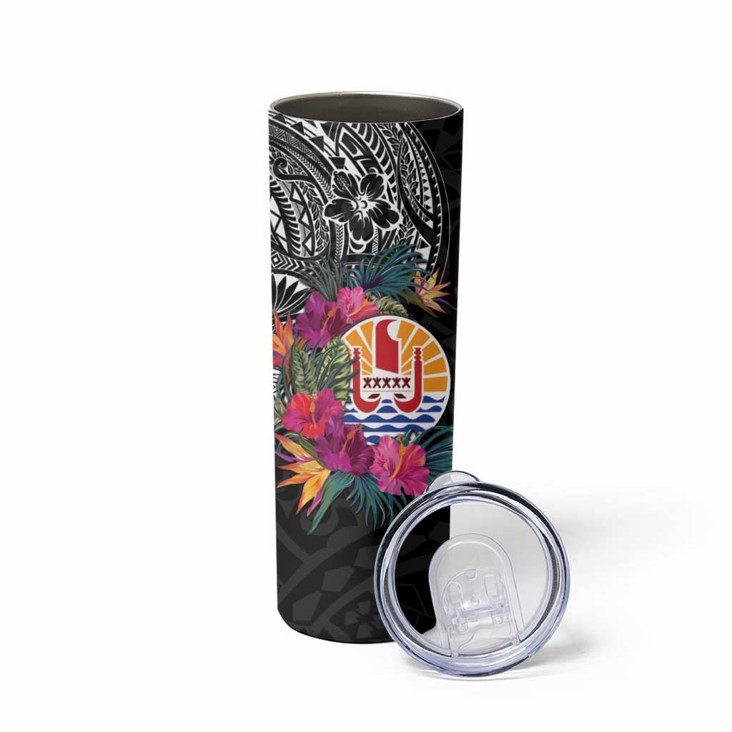 Tahiti Island Skinny Tumbler French Polynesian Tropical LT9 - Polynesian Pride