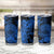 Blue Polynesian Tahiti Island Tumbler Cup The Wave of Water