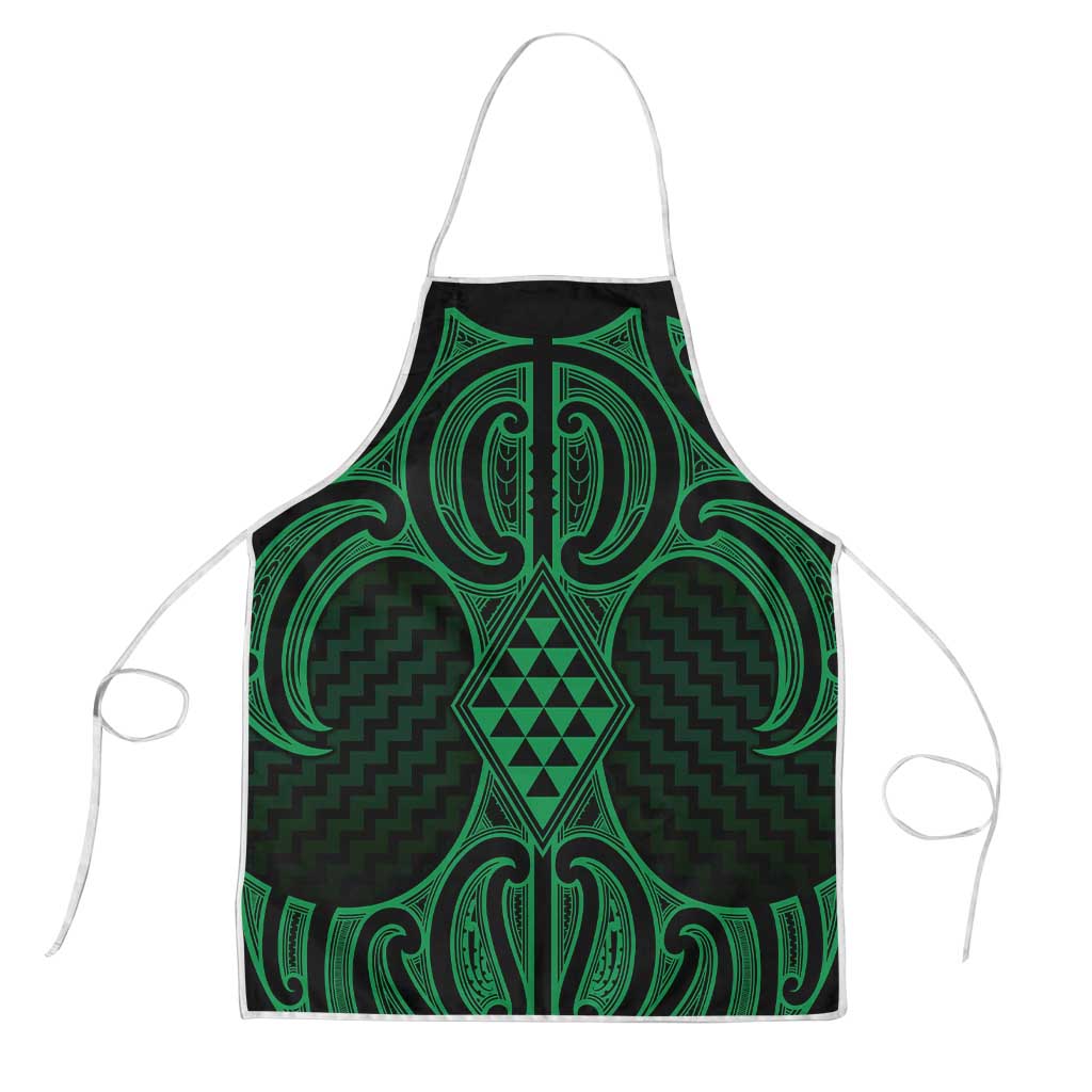 Kakariki Maori Ta Moko Poutama Art Apron - Polynesian Pride