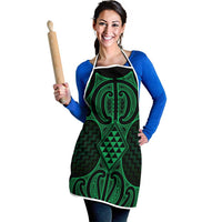 Kakariki Maori Ta Moko Poutama Art Apron - Polynesian Pride