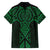 Kakariki Maori Ta Moko Poutama Art Family Matching Off The Shoulder Long Sleeve Dress and Hawaiian Shirt