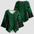 Kakariki Maori Ta Moko Poutama Art Kimono Sleeve Blouse - Polynesian Pride