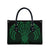 Kakariki Maori Ta Moko Poutama Art Leather Bag - Polynesian Pride