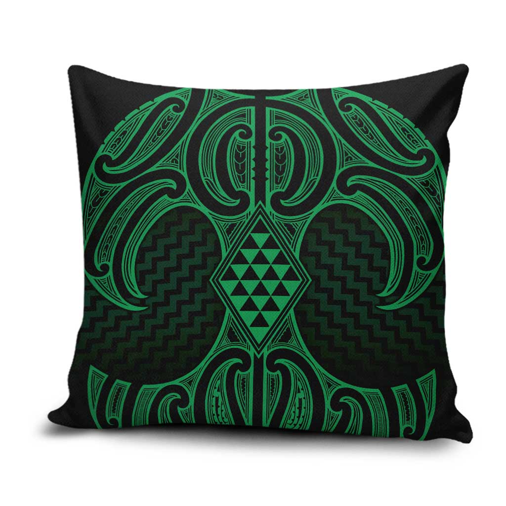 Kakariki Maori Ta Moko Poutama Art Pillow Cover - Polynesian Pride