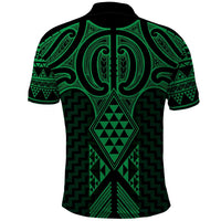 Kakariki Maori Ta Moko Poutama Art Polo Shirt