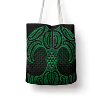 Kakariki Maori Ta Moko Poutama Art Tote Bag - Polynesian Pride