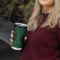 Kakariki Maori Ta Moko Poutama Art Tumbler Cup