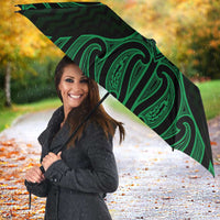 Kakariki Maori Ta Moko Poutama Art Umbrella - Polynesian Pride