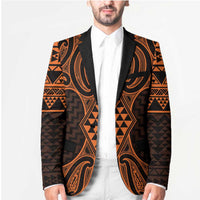 Karaka Maori Ta Moko Poutama Art Blazer LT9 - Polynesian Pride