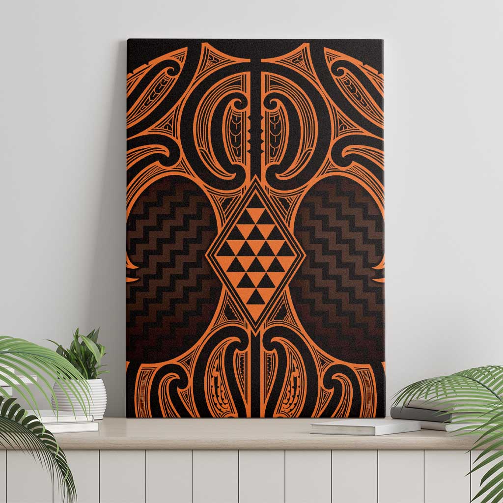 Karaka Maori Ta Moko Poutama Art Canvas Wall Art