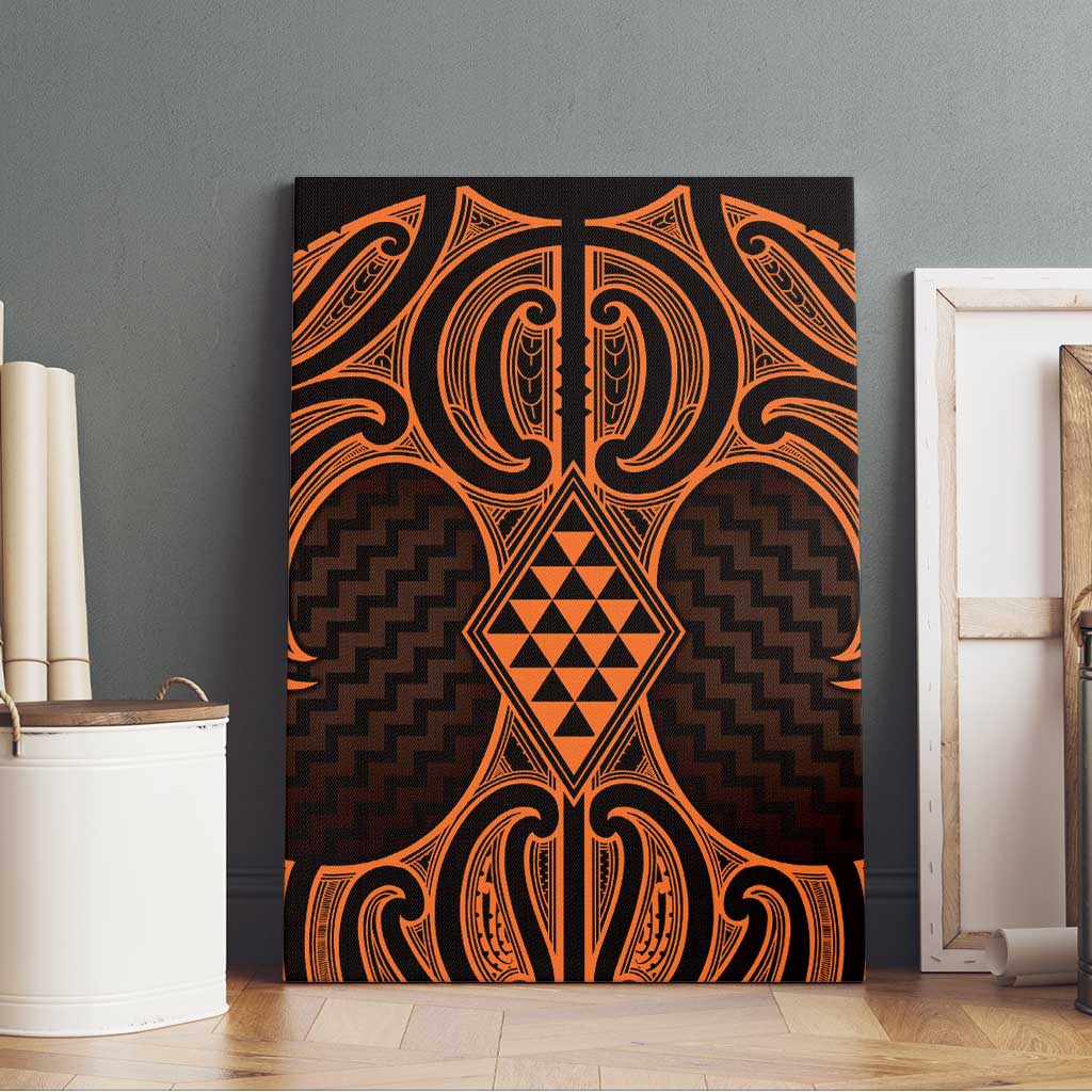 Karaka Maori Ta Moko Poutama Art Canvas Wall Art
