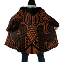 Karaka Maori Ta Moko Poutama Art Cloak - Polynesian Pride