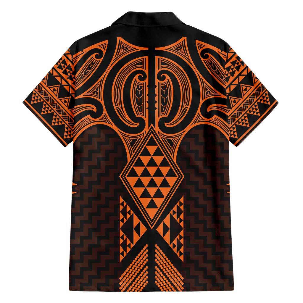 Karaka Maori Ta Moko Poutama Art Family Matching Long Sleeve Bodycon Dress and Hawaiian Shirt LT9 - Polynesian Pride