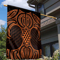 Karaka Maori Ta Moko Poutama Art Garden Flag LT9 - Polynesian Pride