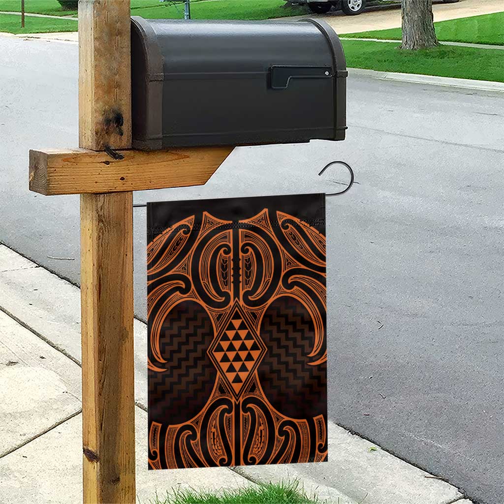 Karaka Maori Ta Moko Poutama Art Garden Flag LT9 - Polynesian Pride