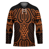 Karaka Maori Ta Moko Poutama Art Hockey Jersey - Polynesian Pride